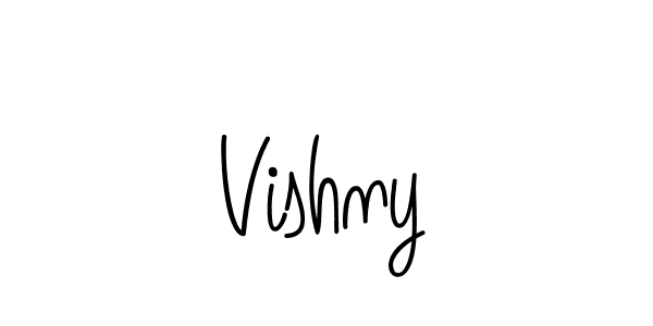 Make a beautiful signature design for name Vishny. Use this online signature maker to create a handwritten signature for free. Vishny signature style 5 images and pictures png