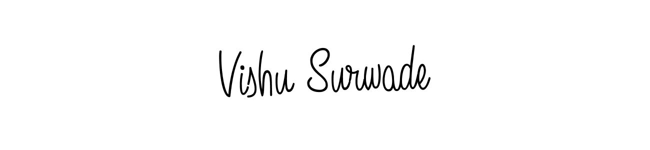 Similarly Angelique-Rose-font-FFP is the best handwritten signature design. Signature creator online .You can use it as an online autograph creator for name Vishu Surwade. Vishu Surwade signature style 5 images and pictures png