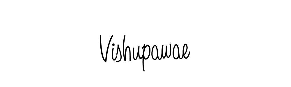 How to make Vishupawae signature? Angelique-Rose-font-FFP is a professional autograph style. Create handwritten signature for Vishupawae name. Vishupawae signature style 5 images and pictures png