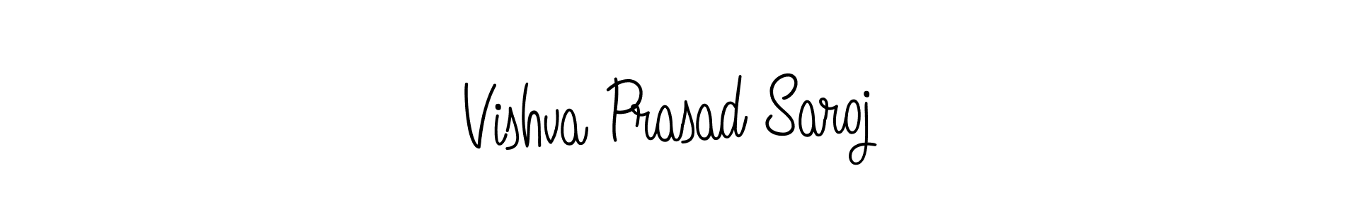 Also You can easily find your signature by using the search form. We will create Vishva Prasad Saroj name handwritten signature images for you free of cost using Angelique-Rose-font-FFP sign style. Vishva Prasad Saroj signature style 5 images and pictures png
