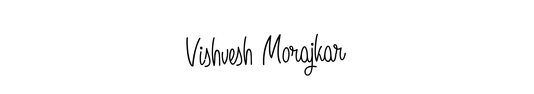 if you are searching for the best signature style for your name Vishvesh Morajkar. so please give up your signature search. here we have designed multiple signature styles  using Angelique-Rose-font-FFP. Vishvesh Morajkar signature style 5 images and pictures png