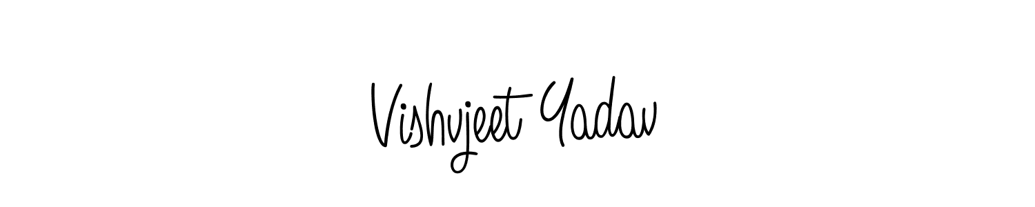 Once you've used our free online signature maker to create your best signature Angelique-Rose-font-FFP style, it's time to enjoy all of the benefits that Vishvjeet Yadav name signing documents. Vishvjeet Yadav signature style 5 images and pictures png