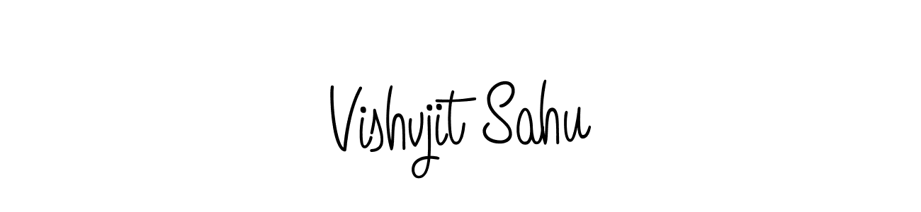 Also we have Vishvjit Sahu name is the best signature style. Create professional handwritten signature collection using Angelique-Rose-font-FFP autograph style. Vishvjit Sahu signature style 5 images and pictures png