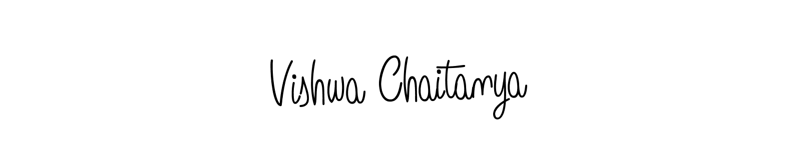 You can use this online signature creator to create a handwritten signature for the name Vishwa Chaitanya. This is the best online autograph maker. Vishwa Chaitanya signature style 5 images and pictures png