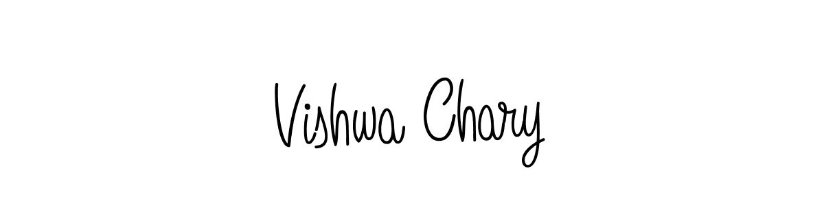 It looks lik you need a new signature style for name Vishwa Chary. Design unique handwritten (Angelique-Rose-font-FFP) signature with our free signature maker in just a few clicks. Vishwa Chary signature style 5 images and pictures png