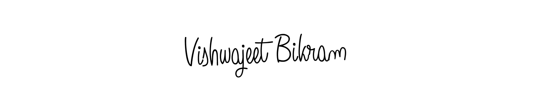 Also we have Vishwajeet Bikram name is the best signature style. Create professional handwritten signature collection using Angelique-Rose-font-FFP autograph style. Vishwajeet Bikram signature style 5 images and pictures png