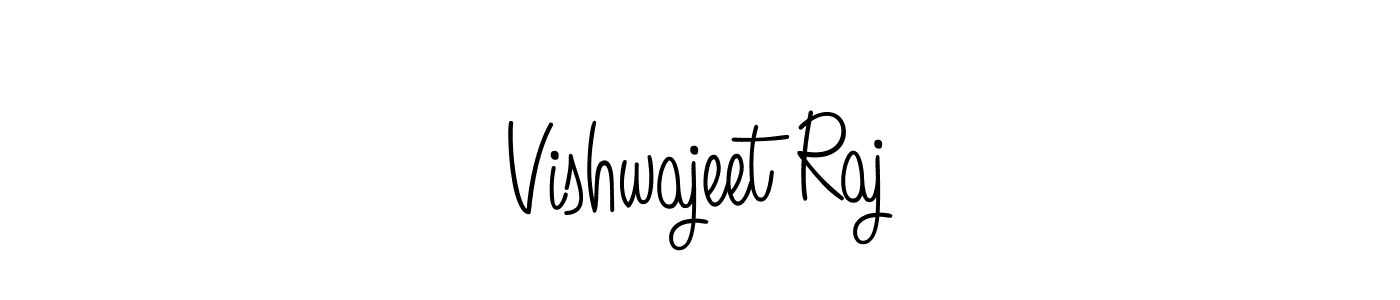 How to make Vishwajeet Raj signature? Angelique-Rose-font-FFP is a professional autograph style. Create handwritten signature for Vishwajeet Raj name. Vishwajeet Raj signature style 5 images and pictures png