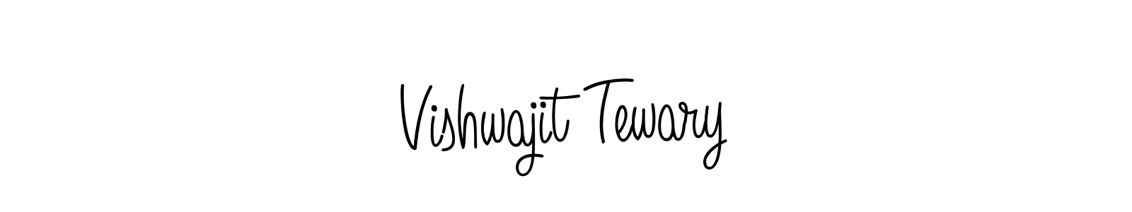 Vishwajit Tewary stylish signature style. Best Handwritten Sign (Angelique-Rose-font-FFP) for my name. Handwritten Signature Collection Ideas for my name Vishwajit Tewary. Vishwajit Tewary signature style 5 images and pictures png