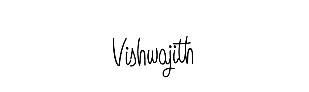 Use a signature maker to create a handwritten signature online. With this signature software, you can design (Angelique-Rose-font-FFP) your own signature for name Vishwajith. Vishwajith signature style 5 images and pictures png