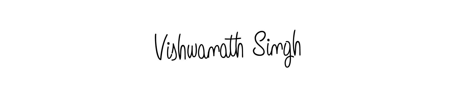 Use a signature maker to create a handwritten signature online. With this signature software, you can design (Angelique-Rose-font-FFP) your own signature for name Vishwanath Singh. Vishwanath Singh signature style 5 images and pictures png