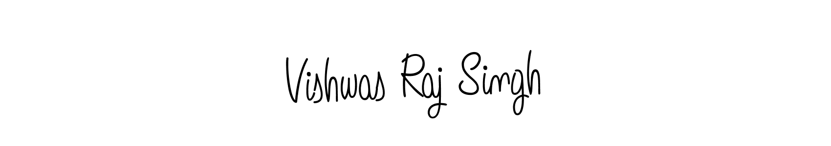 Make a beautiful signature design for name Vishwas Raj Singh. With this signature (Angelique-Rose-font-FFP) style, you can create a handwritten signature for free. Vishwas Raj Singh signature style 5 images and pictures png