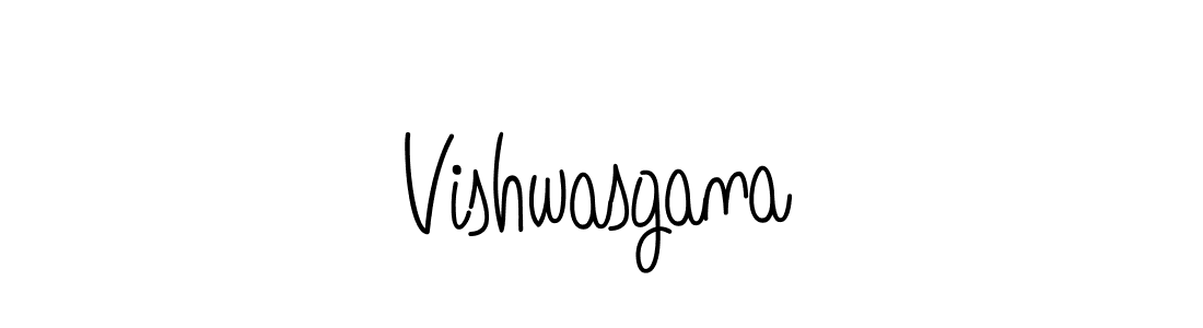 The best way (Angelique-Rose-font-FFP) to make a short signature is to pick only two or three words in your name. The name Vishwasgana include a total of six letters. For converting this name. Vishwasgana signature style 5 images and pictures png