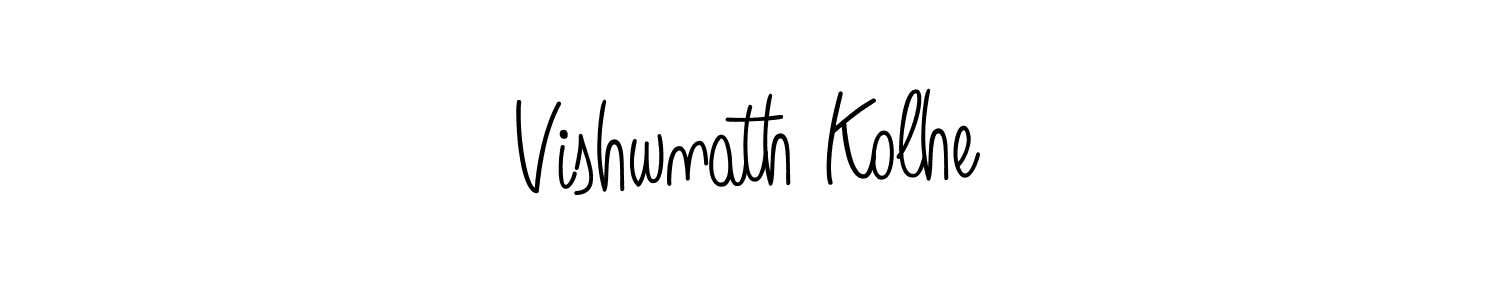 Make a beautiful signature design for name Vishwnath Kolhe. Use this online signature maker to create a handwritten signature for free. Vishwnath Kolhe signature style 5 images and pictures png