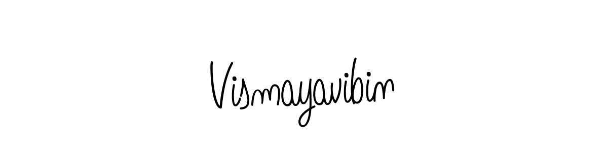 Design your own signature with our free online signature maker. With this signature software, you can create a handwritten (Angelique-Rose-font-FFP) signature for name Vismayavibin. Vismayavibin signature style 5 images and pictures png