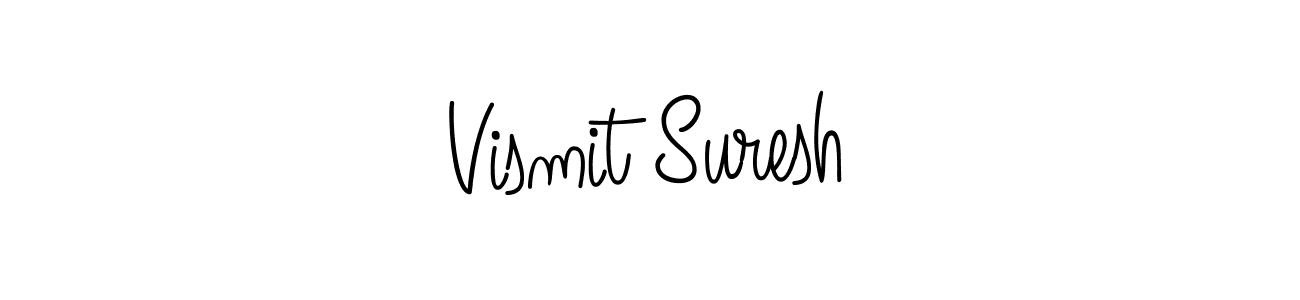Also You can easily find your signature by using the search form. We will create Vismit Suresh name handwritten signature images for you free of cost using Angelique-Rose-font-FFP sign style. Vismit Suresh signature style 5 images and pictures png