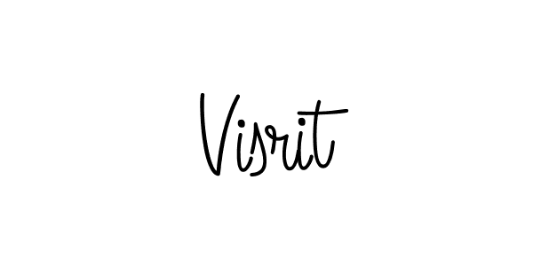 How to Draw Visrit signature style? Angelique-Rose-font-FFP is a latest design signature styles for name Visrit. Visrit signature style 5 images and pictures png