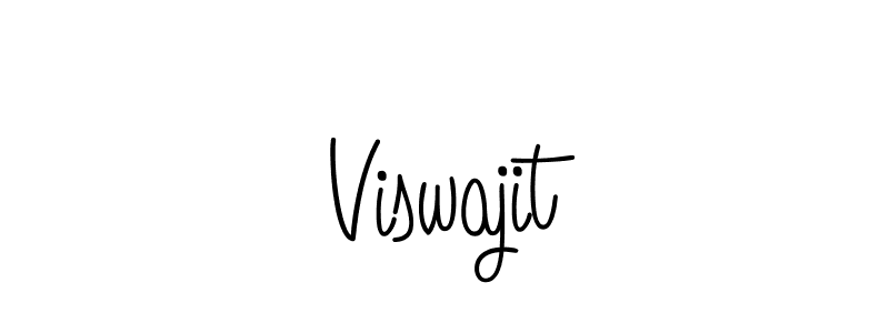 Viswajit stylish signature style. Best Handwritten Sign (Angelique-Rose-font-FFP) for my name. Handwritten Signature Collection Ideas for my name Viswajit. Viswajit signature style 5 images and pictures png