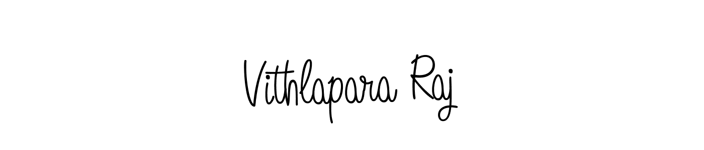 How to make Vithlapara Raj signature? Angelique-Rose-font-FFP is a professional autograph style. Create handwritten signature for Vithlapara Raj name. Vithlapara Raj signature style 5 images and pictures png