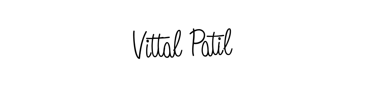 How to make Vittal Patil signature? Angelique-Rose-font-FFP is a professional autograph style. Create handwritten signature for Vittal Patil name. Vittal Patil signature style 5 images and pictures png