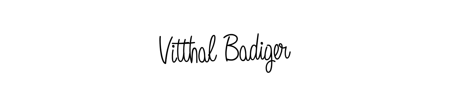 Angelique-Rose-font-FFP is a professional signature style that is perfect for those who want to add a touch of class to their signature. It is also a great choice for those who want to make their signature more unique. Get Vitthal Badiger name to fancy signature for free. Vitthal Badiger signature style 5 images and pictures png