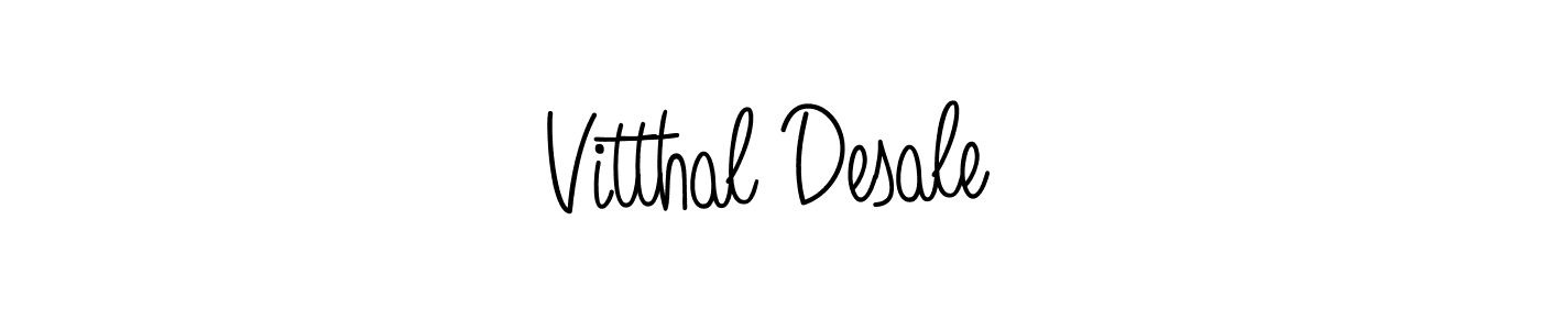 You can use this online signature creator to create a handwritten signature for the name Vitthal Desale. This is the best online autograph maker. Vitthal Desale signature style 5 images and pictures png