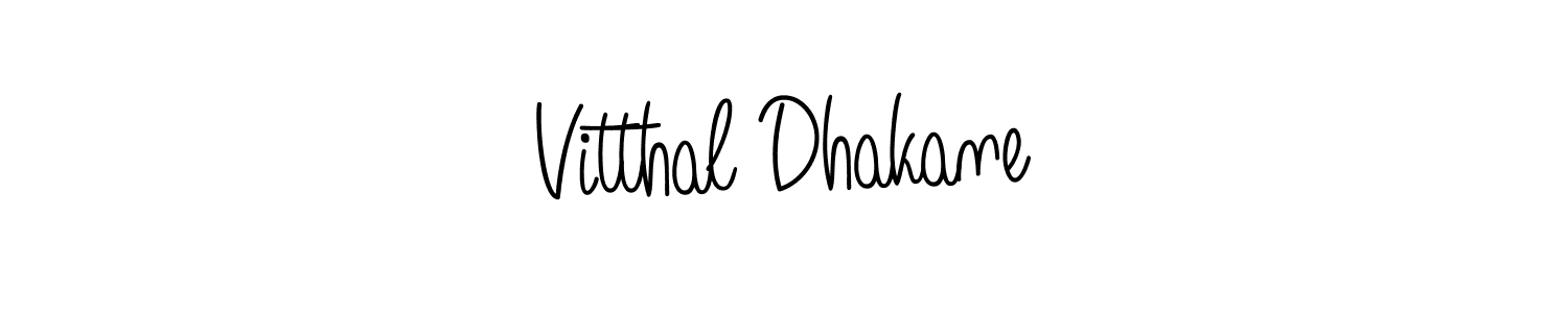 How to Draw Vitthal Dhakane signature style? Angelique-Rose-font-FFP is a latest design signature styles for name Vitthal Dhakane. Vitthal Dhakane signature style 5 images and pictures png