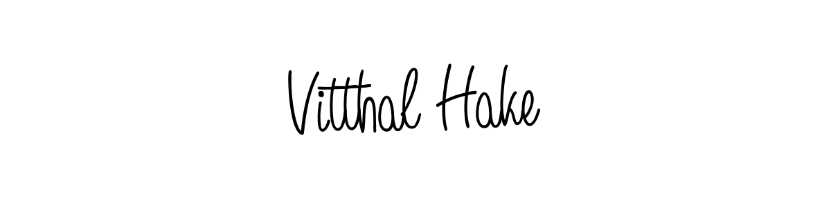 Similarly Angelique-Rose-font-FFP is the best handwritten signature design. Signature creator online .You can use it as an online autograph creator for name Vitthal Hake. Vitthal Hake signature style 5 images and pictures png