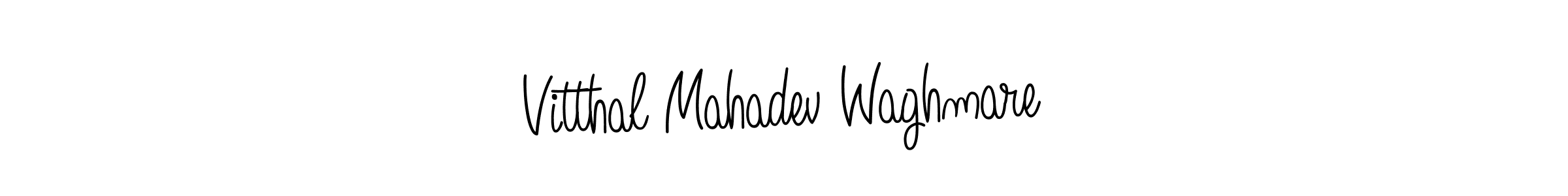 Make a short Vitthal Mahadev Waghmare signature style. Manage your documents anywhere anytime using Angelique-Rose-font-FFP. Create and add eSignatures, submit forms, share and send files easily. Vitthal Mahadev Waghmare signature style 5 images and pictures png