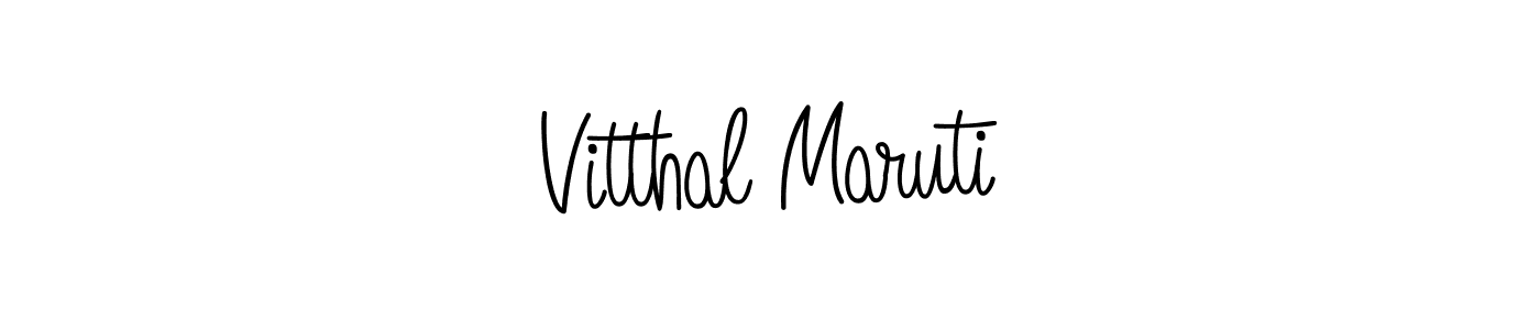 How to make Vitthal Maruti signature? Angelique-Rose-font-FFP is a professional autograph style. Create handwritten signature for Vitthal Maruti name. Vitthal Maruti signature style 5 images and pictures png