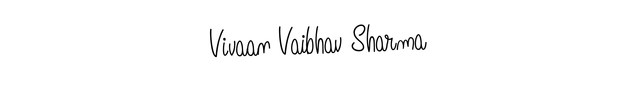 You can use this online signature creator to create a handwritten signature for the name Vivaan Vaibhav Sharma. This is the best online autograph maker. Vivaan Vaibhav Sharma signature style 5 images and pictures png