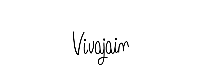 if you are searching for the best signature style for your name Vivajain. so please give up your signature search. here we have designed multiple signature styles  using Angelique-Rose-font-FFP. Vivajain signature style 5 images and pictures png