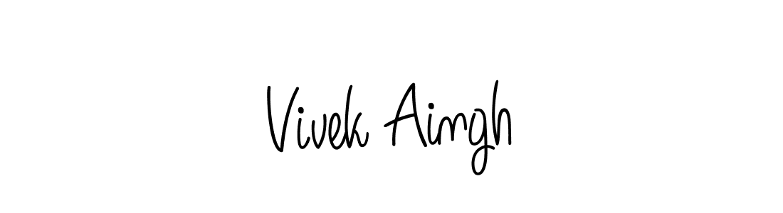 Once you've used our free online signature maker to create your best signature Angelique-Rose-font-FFP style, it's time to enjoy all of the benefits that Vivek Aingh name signing documents. Vivek Aingh signature style 5 images and pictures png