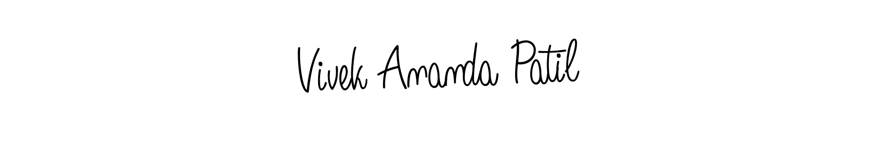 Make a beautiful signature design for name Vivek Ananda Patil. Use this online signature maker to create a handwritten signature for free. Vivek Ananda Patil signature style 5 images and pictures png