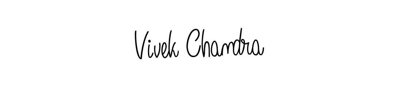Make a beautiful signature design for name Vivek Chandra. Use this online signature maker to create a handwritten signature for free. Vivek Chandra signature style 5 images and pictures png