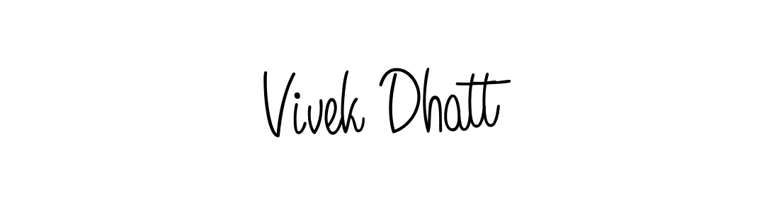 How to make Vivek Dhatt signature? Angelique-Rose-font-FFP is a professional autograph style. Create handwritten signature for Vivek Dhatt name. Vivek Dhatt signature style 5 images and pictures png