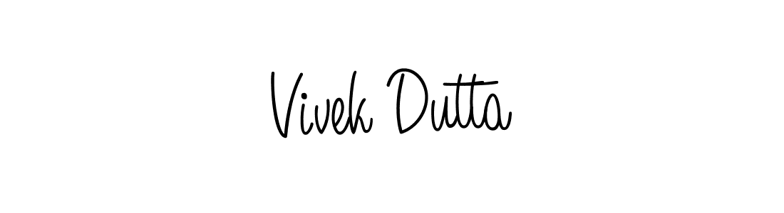 Angelique-Rose-font-FFP is a professional signature style that is perfect for those who want to add a touch of class to their signature. It is also a great choice for those who want to make their signature more unique. Get Vivek Dutta name to fancy signature for free. Vivek Dutta signature style 5 images and pictures png