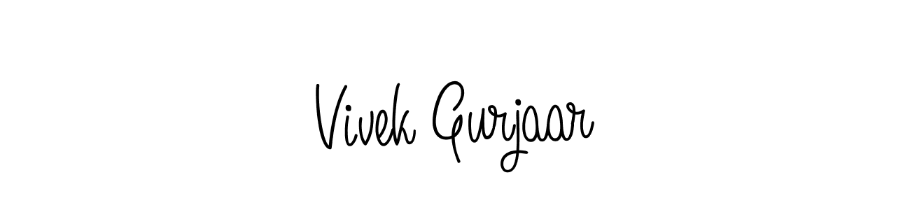 You can use this online signature creator to create a handwritten signature for the name Vivek Gurjaar. This is the best online autograph maker. Vivek Gurjaar signature style 5 images and pictures png