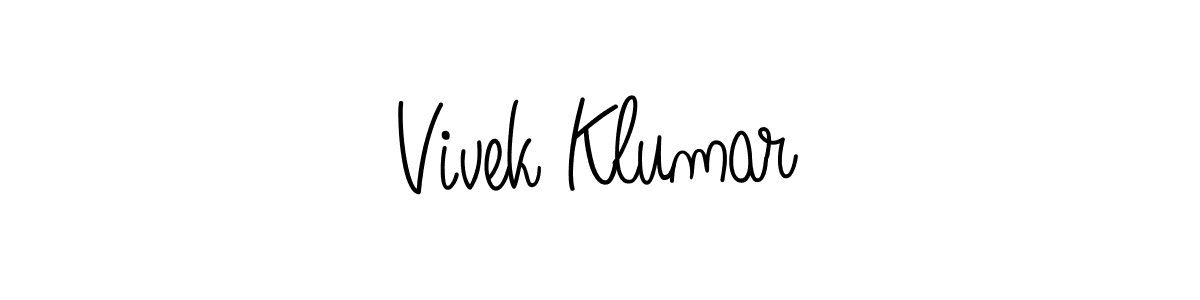 This is the best signature style for the Vivek Klumar name. Also you like these signature font (Angelique-Rose-font-FFP). Mix name signature. Vivek Klumar signature style 5 images and pictures png