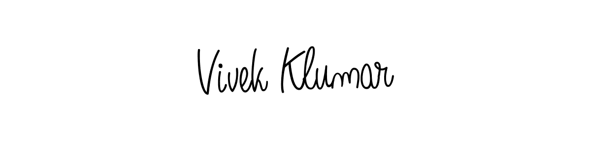 You can use this online signature creator to create a handwritten signature for the name Vivek Klumar. This is the best online autograph maker. Vivek Klumar signature style 5 images and pictures png
