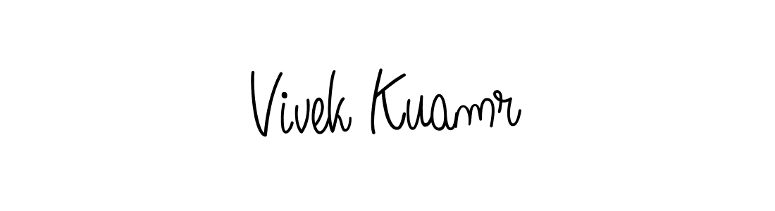 Once you've used our free online signature maker to create your best signature Angelique-Rose-font-FFP style, it's time to enjoy all of the benefits that Vivek Kuamr name signing documents. Vivek Kuamr signature style 5 images and pictures png