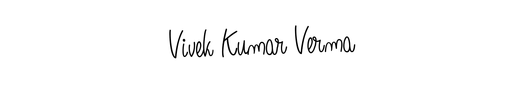 Check out images of Autograph of Vivek Kumar Verma name. Actor Vivek Kumar Verma Signature Style. Angelique-Rose-font-FFP is a professional sign style online. Vivek Kumar Verma signature style 5 images and pictures png