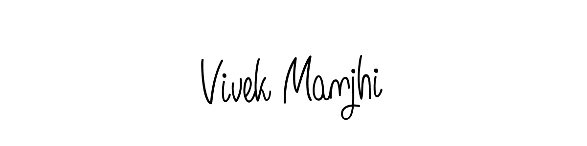 Also You can easily find your signature by using the search form. We will create Vivek Manjhi name handwritten signature images for you free of cost using Angelique-Rose-font-FFP sign style. Vivek Manjhi signature style 5 images and pictures png