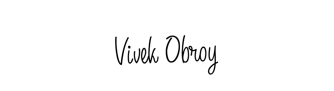 How to Draw Vivek Obroy signature style? Angelique-Rose-font-FFP is a latest design signature styles for name Vivek Obroy. Vivek Obroy signature style 5 images and pictures png