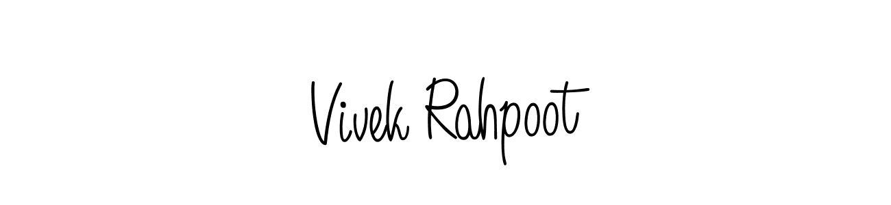 Create a beautiful signature design for name Vivek Rahpoot. With this signature (Angelique-Rose-font-FFP) fonts, you can make a handwritten signature for free. Vivek Rahpoot signature style 5 images and pictures png