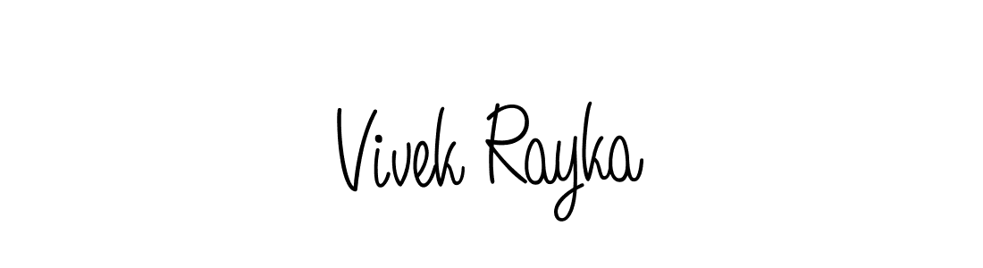 if you are searching for the best signature style for your name Vivek Rayka. so please give up your signature search. here we have designed multiple signature styles  using Angelique-Rose-font-FFP. Vivek Rayka signature style 5 images and pictures png
