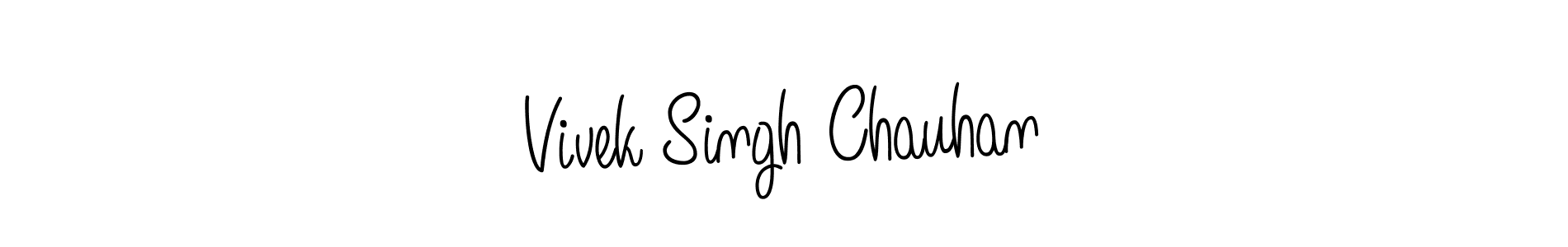 You can use this online signature creator to create a handwritten signature for the name Vivek Singh Chauhan. This is the best online autograph maker. Vivek Singh Chauhan signature style 5 images and pictures png