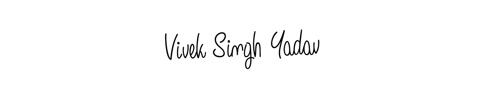 Make a short Vivek Singh Yadav signature style. Manage your documents anywhere anytime using Angelique-Rose-font-FFP. Create and add eSignatures, submit forms, share and send files easily. Vivek Singh Yadav signature style 5 images and pictures png