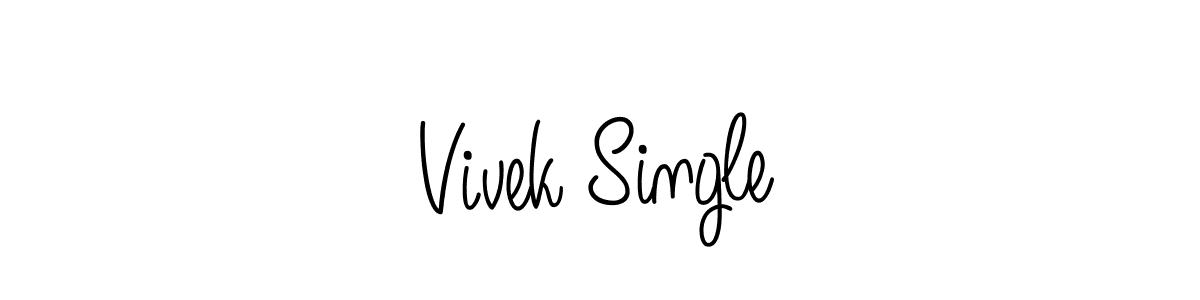 Also You can easily find your signature by using the search form. We will create Vivek Single name handwritten signature images for you free of cost using Angelique-Rose-font-FFP sign style. Vivek Single signature style 5 images and pictures png