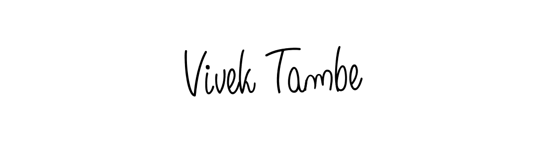 Also we have Vivek Tambe name is the best signature style. Create professional handwritten signature collection using Angelique-Rose-font-FFP autograph style. Vivek Tambe signature style 5 images and pictures png
