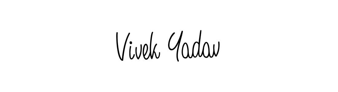 How to make Vivek Yadav signature? Angelique-Rose-font-FFP is a professional autograph style. Create handwritten signature for Vivek Yadav name. Vivek Yadav signature style 5 images and pictures png